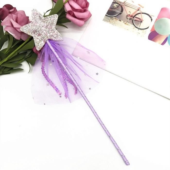 Baguette Étoile,Baguette de Princesse 3 Pièces Baguette de Fée Bagu Baguette Étoile,Baguette de Princesse 3 Pièces Baguette de Fée Bagu