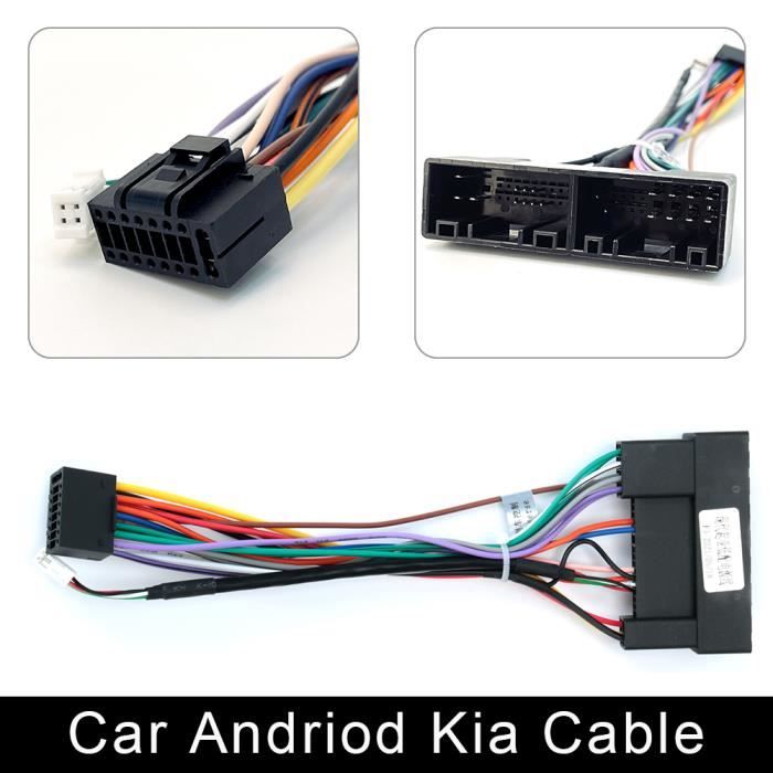 Pour Kia - Autoradio Android, Câble Iso, 2din, Lecteur Stéréo, Accessoires Pour Voiture, Pour Kia, Suzuki, Vw