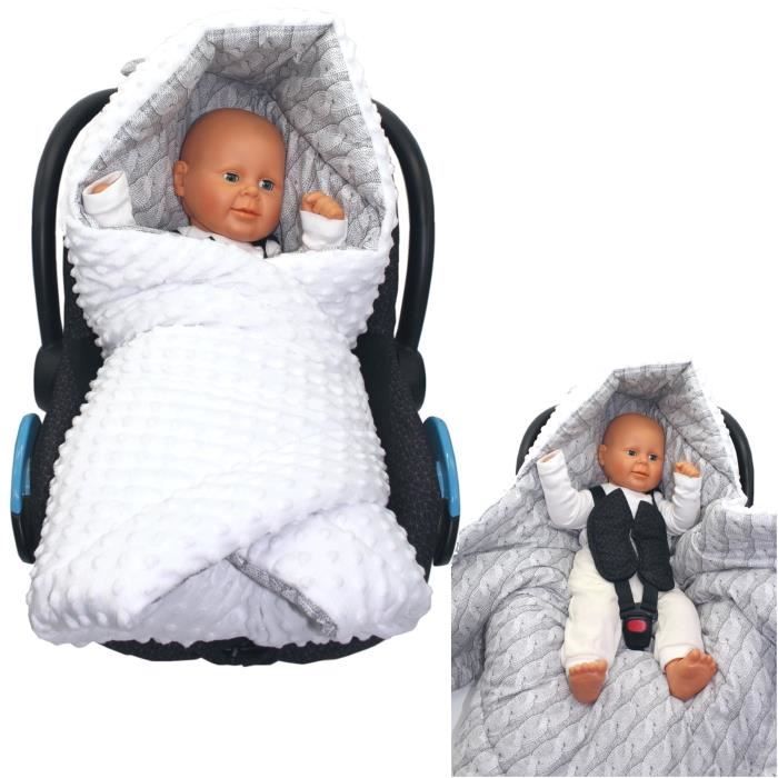 Callyna ® - Couverture bébé passe-sangle multi usage, nid d'ange