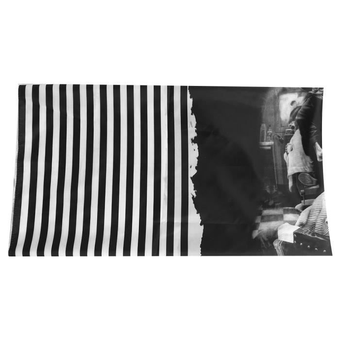 Tablier De Coiffeur Imperméable Avec Poches | Pour Salon Ou Usage Personnel | Coupe Et Teinture | Taille Moyenne | Noir