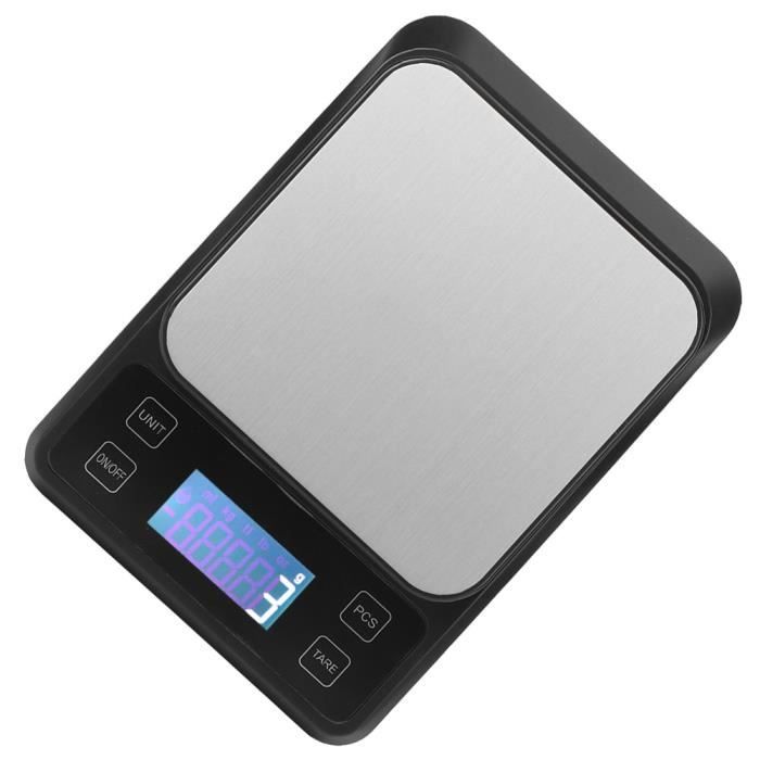 Mini Balance 0.1G 1000G Electrique Numérique Acier Inoxydable