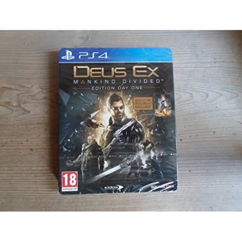 Deus Ex Mankind Divided Avec Steel Book Exclusif Edition Day One Ps4 - vue 4