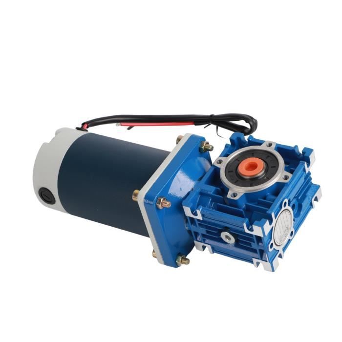 Moteur à Engrenages DC 12V Très Lent - 2 Tours/minute, Type Vis Sans Fin, Pour Projets DIY