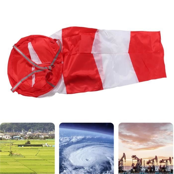 Manche à Vent, Chaussettes à Vent pour l'Extérieur, Indicateur de Direction du Vent, Sac de Chaussette de Mesure avec Ceinture Réfléchissante, Drapeau d'aviation Extérieur pour Manche à Vent, Chaussettes à Vent pour l'Extérieur, Indicateur de Direction du Vent, Sac de Chaussette de Mesure avec Ceinture Réfléchissante, Drapeau d'aviation Extérieur pour