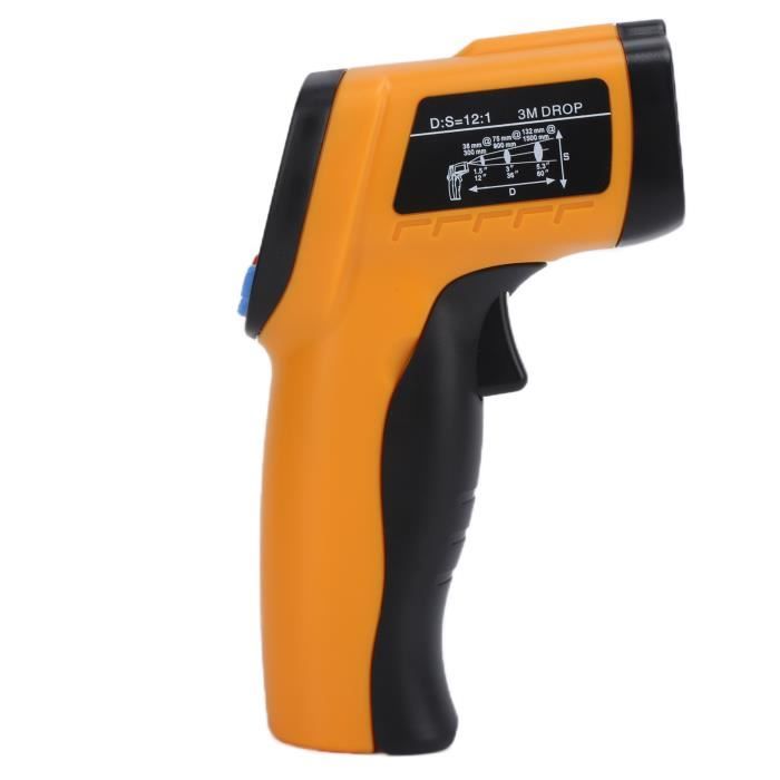 EJ.life Thermomètre digital GM550 Thermomètre Numérique Industriel LCD