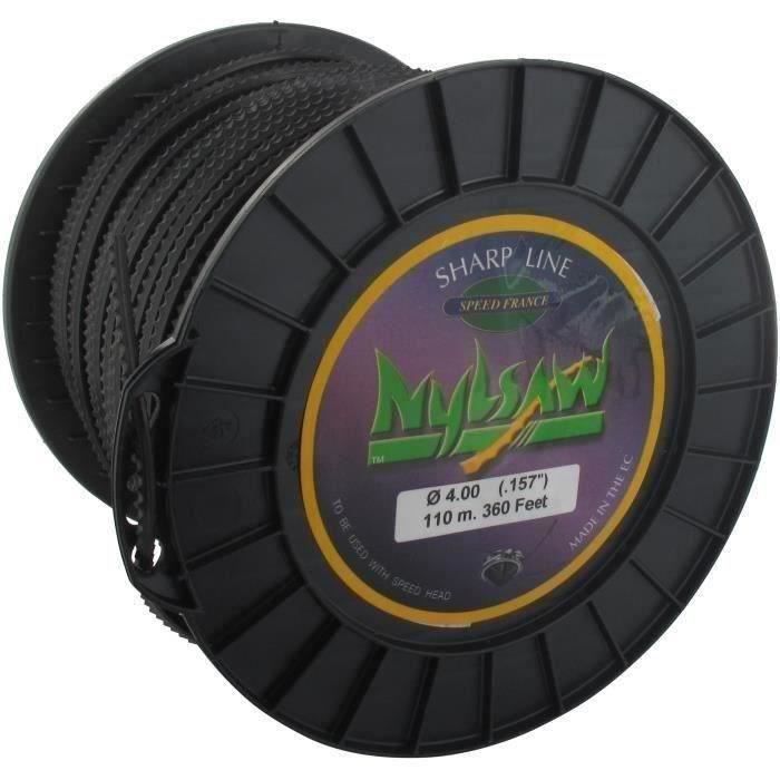 Bobine fil nylon NYLSAW - Longueur: 110m, Ø: 4,00mm