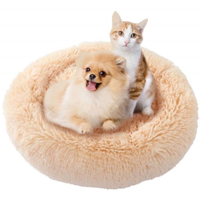 Meilleurs prix pour Lit de Chat canapé Ultra Doux Chaud pour Animal Domestique Panier Chat/Petit Chien/Chaton en Peluche Ronde Souple Chaton Lit 50 cm