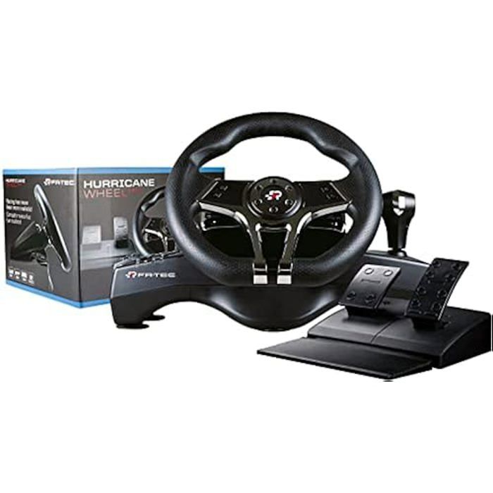 FRTEC Volant de course HURRICANE MK II avec pédales et changement de vitesse séquentiel intégré Playstation 4 Playstation 3
