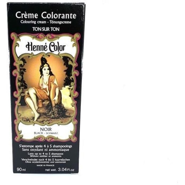 Crème Colorante au Henné Noir 90ml