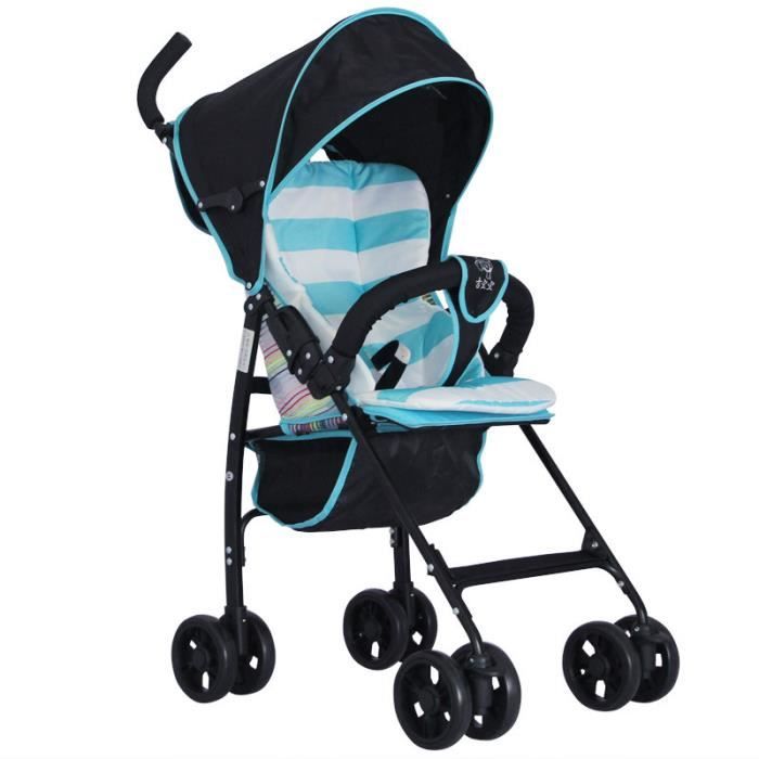 poussette enfant bleu