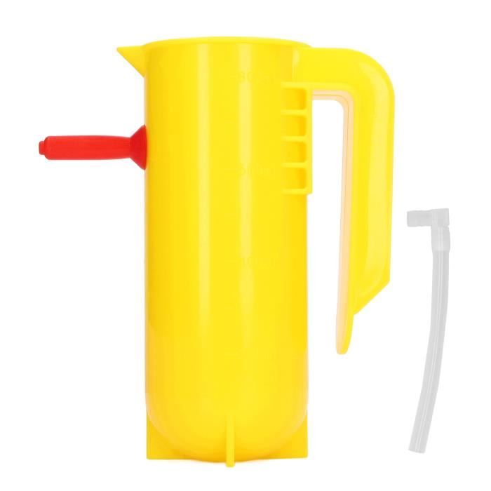 Biberon Veau / Agneau 2,5 L Vertical Avec Poignée – Tétine Contrôle Flux, PE Alimentaire, Pour Bétail