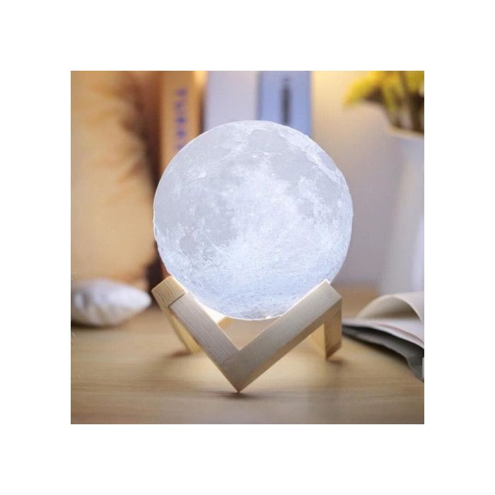 Lampe à poser MoovyMoon Lune 15 cm