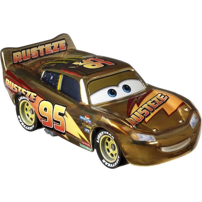 Mattel Disney Voiture Cars: Golden Lightning McQueen Golden Edition -  Cdiscount Jeux - Jouets