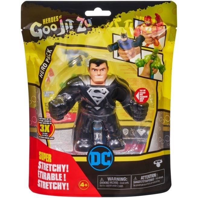 Figurine Superman Armure noire 11cm - Goo Jit Zu DC Comics MOOSE