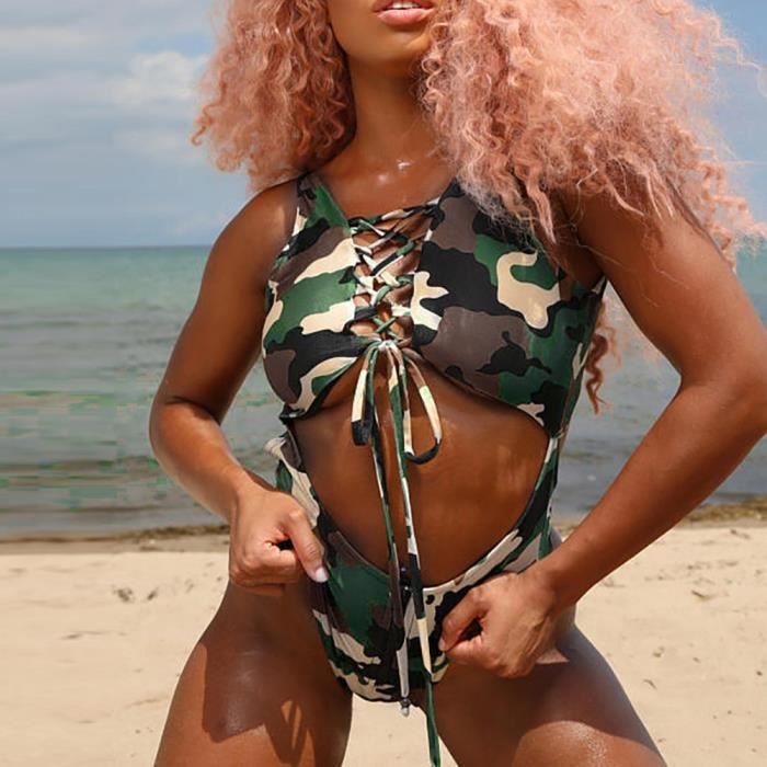 maillot de bain camo