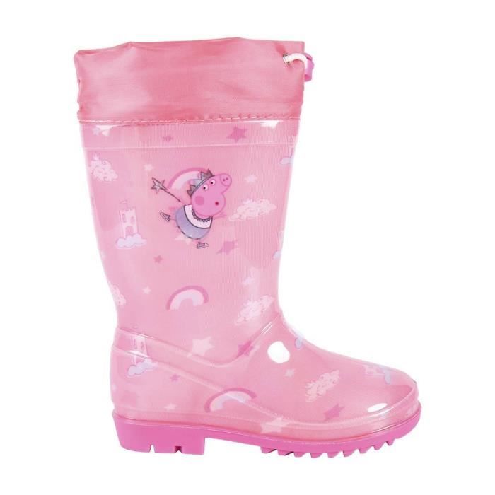 bottes de pluie pvc bébé fille cerda peppa pig - rose - 22