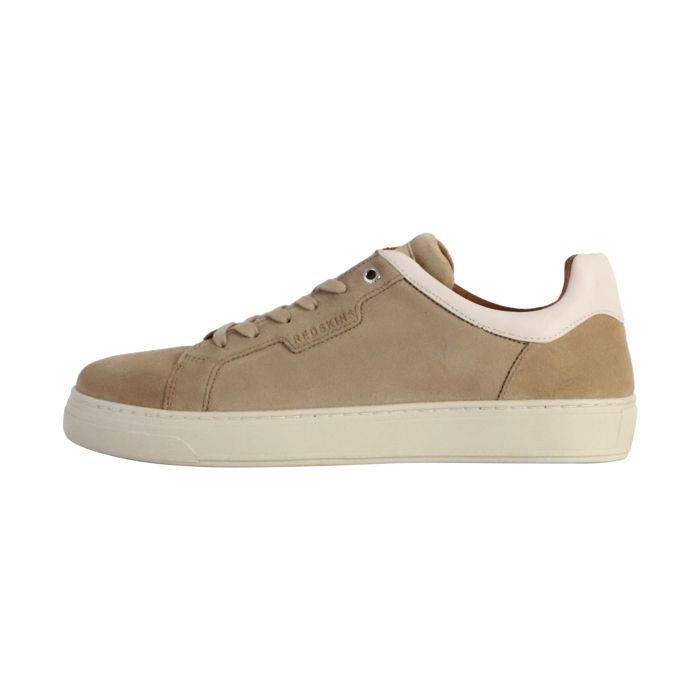 Redskins Basket Basse Cuir Redskins Helium - Beige Ecru