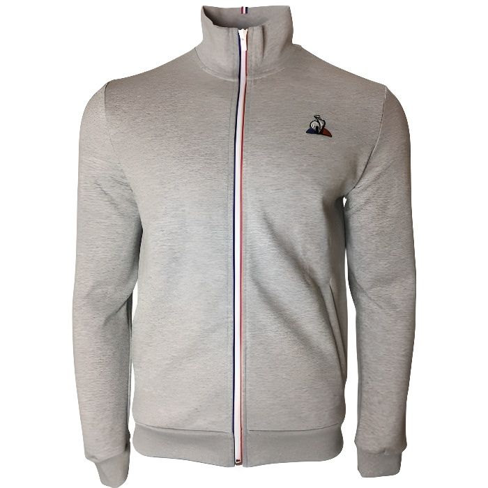 LE COQ SPORTIF - Veste zippée grise N2 Le Coq Sportif - (Gris - XS)