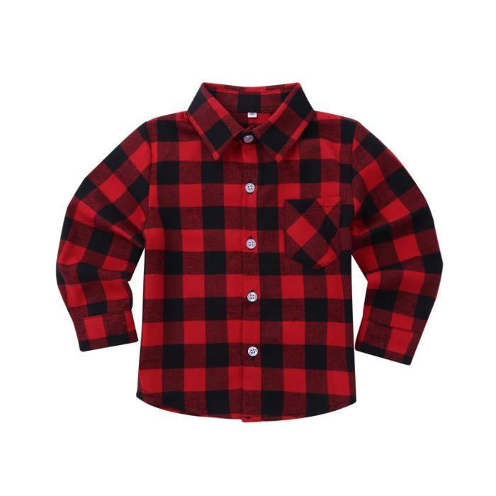 Chemise à Carreaux Gap Garçon - Taille 140 Cm - Manches Longues - Occasion Très Bon état