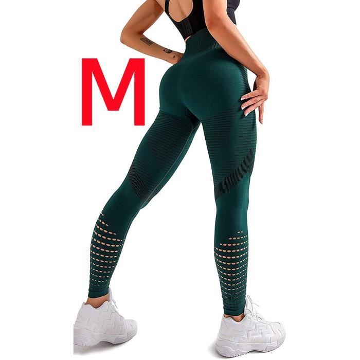 Legging de Sudation Femme - Taille Haute - Anti Cellulite - Vert - M Vert -  Cdiscount Sport