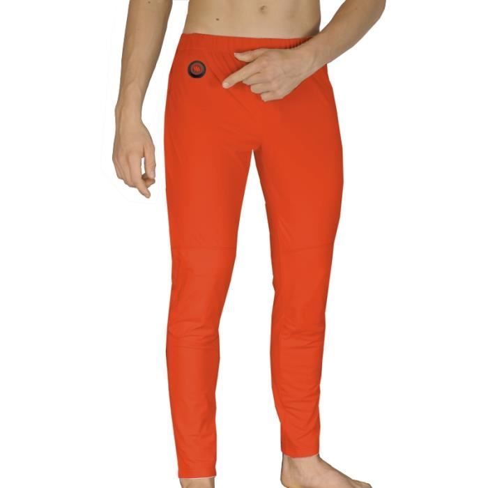 Pantalon chauffant - Marque - Orange - Ski - Adulte - Fibre de carbone -  Genoux et reins Orange - Cdiscount Sport