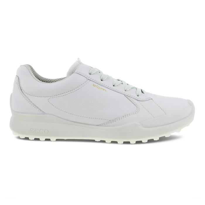 chaussures de golf de golf sans crampons femme ecco biom hybrid - white - 39