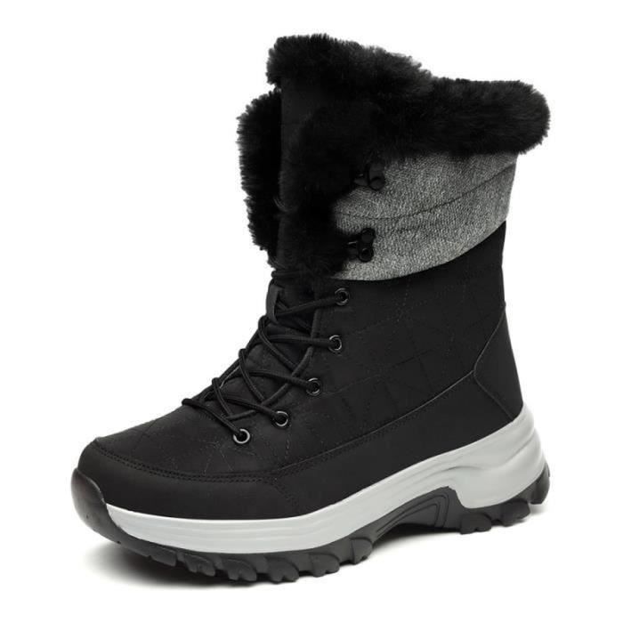 Bottes De Neige Pour Enfants - Chaudes, Antidérapantes, Doublées Fourrure, Pour Fille Et Garçon