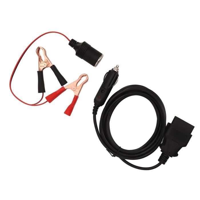 Câble OBD2 Économiseur Mémoire - Sauvegarde Données Voiture Changement Batterie