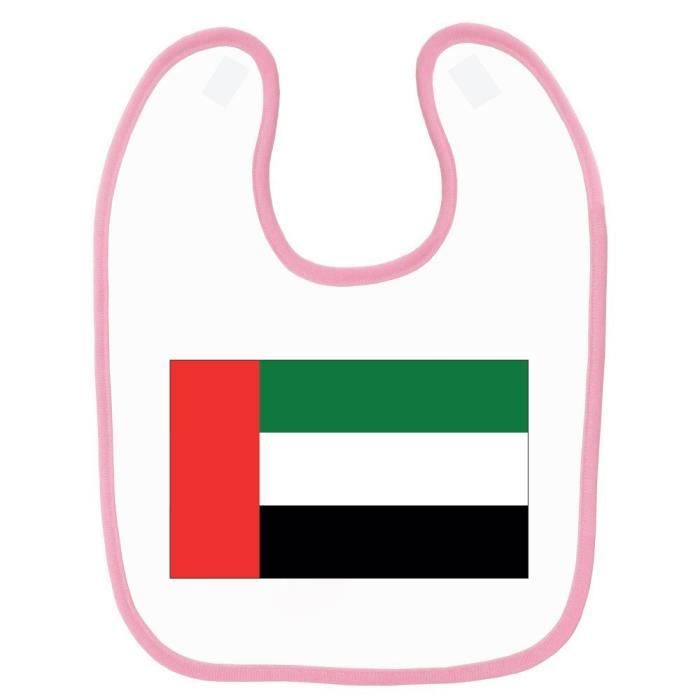 Bavoir Bebe Imprime Drapeau Emirats Arabes Unis Rose Cdiscount Puericulture Eveil Bebe