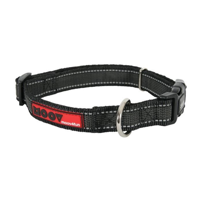 Comparer les prix de Collier Réglable 40mm Moov Noir - ZOLUX - Chien - Noir - Collier - 40mm