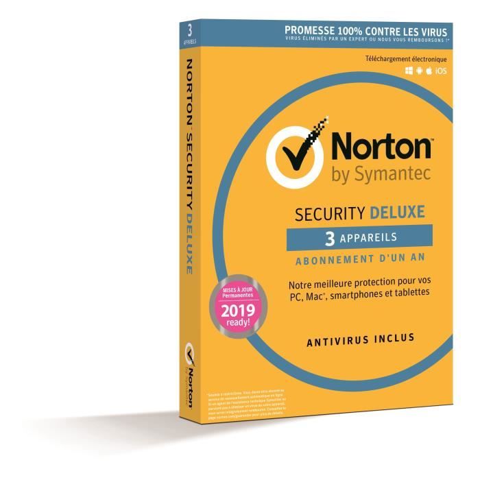 Norton Security 2018 Deluxe 3 Apps
