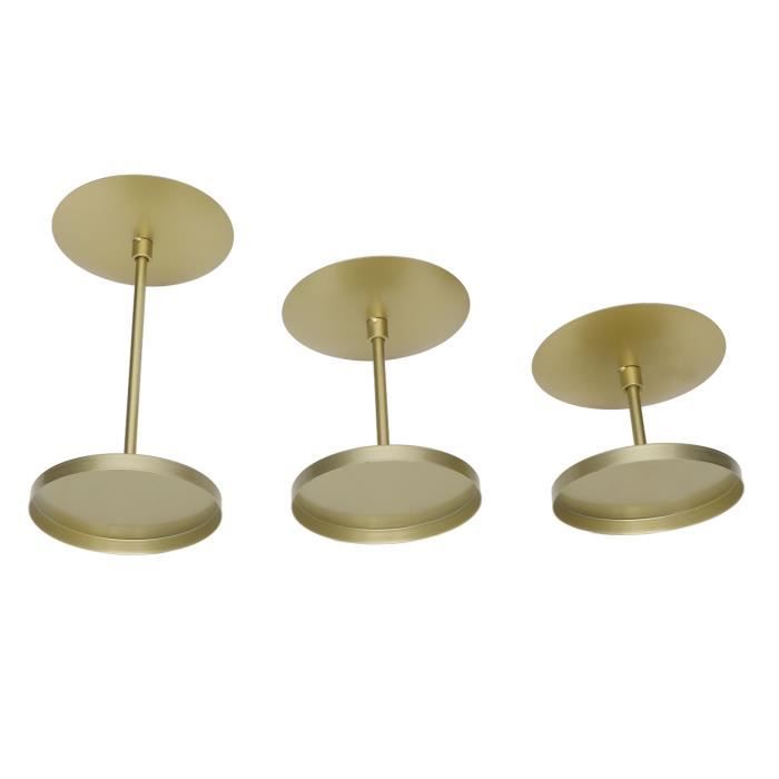 Bougeoir De L'Avent En Fer - Couronne Votive Pour Déco De Noël - Centre De Table Religieux Pour Église Ou Maison - 3