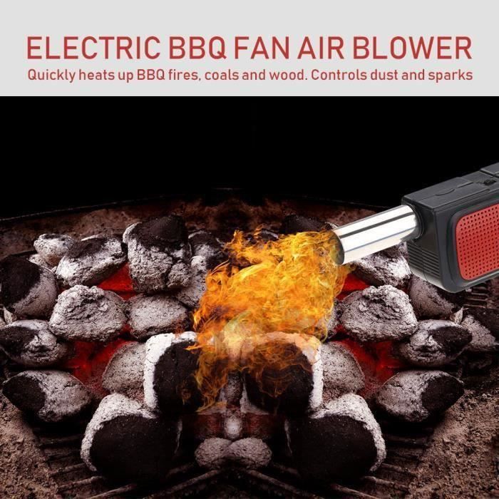 Ventilateur Électrique Portatif BBQ Haofy - Allume-Feu Rapide Pour Barbecue Et Camping