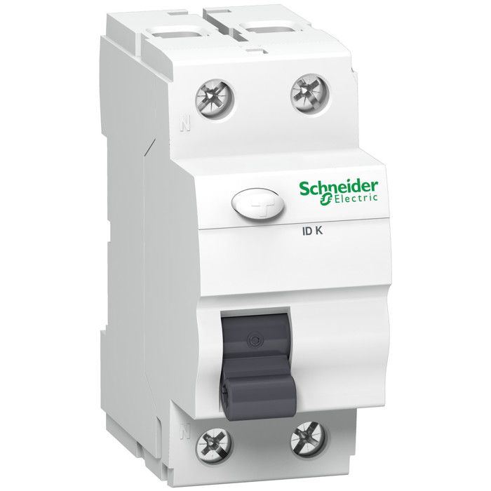 Interrupteur Différentiel Bipolaire Schneider 2p 40a 30ma - Type Ac - 2 Modules Bornes Alignées Acti9 Iid K Interrupteur Différentiel Bipolaire Schneider 2p 40a 30ma - Type Ac - 2 Modules Bornes Alignées Acti9 Iid K