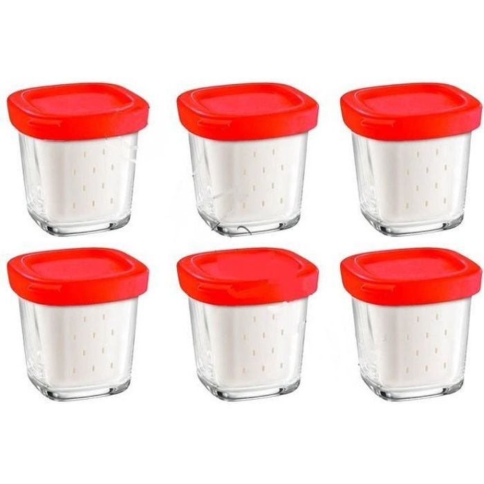 Accessoires et pièces détachées MULTI DELICES EXPRESS 6 POTS ROUGE