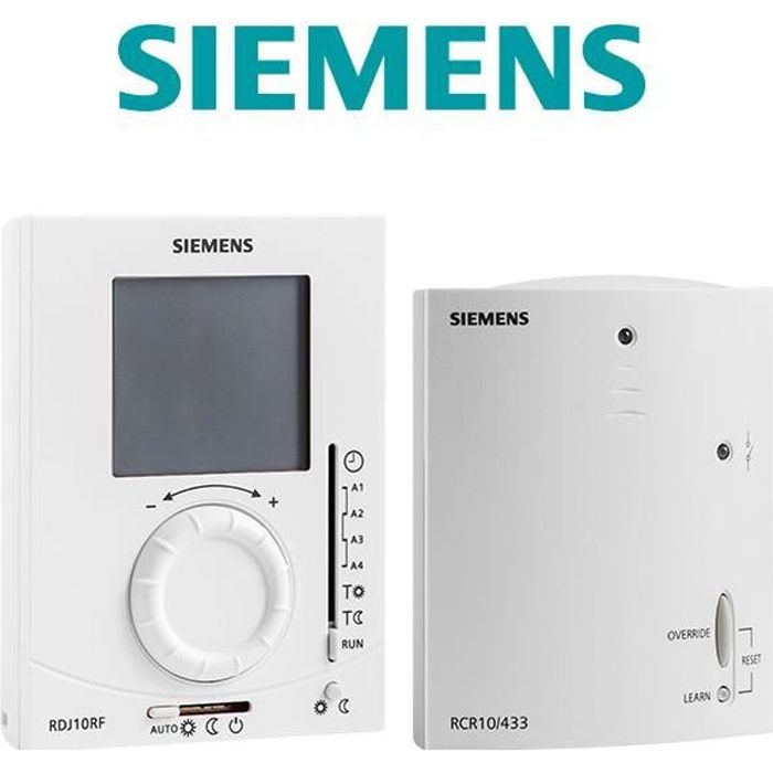 Pack thermostat digital programmable journalier sans fil + 1 récepteur