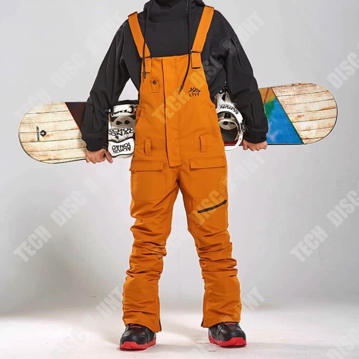 Pantalon De Ski Et Snowboard Cargo - Garçons Et Filles - Genoux Renforcés - Taille Réglable - Isolant Chaud - Grandes Tailles Disponibles
