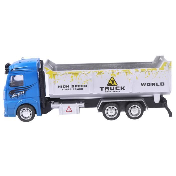 Camion Benne Télécommandé – Grue 360°, Flèche Rétractable, LED, Tout-terrain, Jouet De Chantier éducatif, Dès 3 Ans