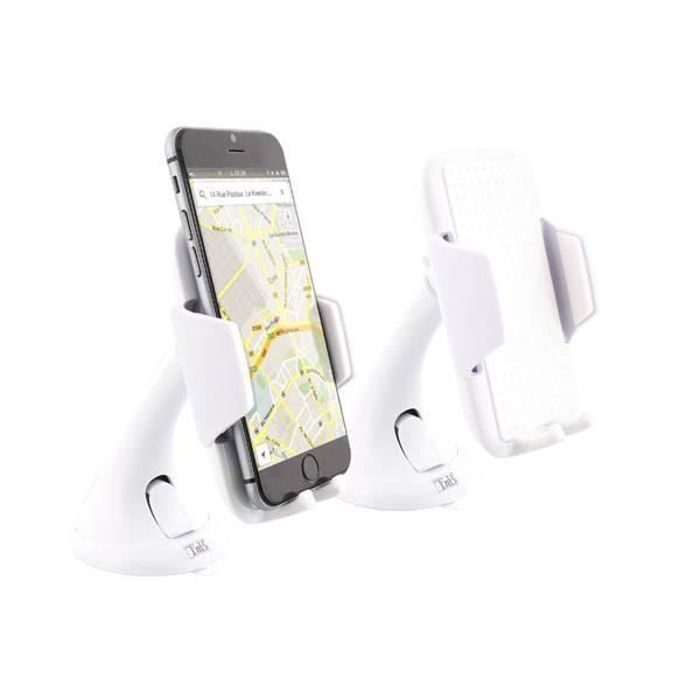 TNB Support ventouse universel pare-brise - Blanc