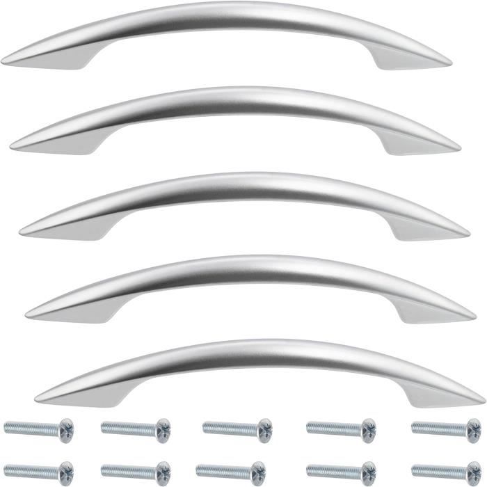 AERZETIX - C41309 - Lot De 2 Poignées De Porte De Meuble