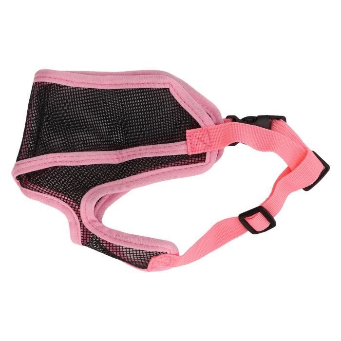 Muselière Petit Chien Museliu00e8re Pour Chiens U00e0 Museau Court, Ru00e9glable Respirant En Maille Muselières Pour Chiens