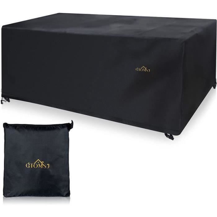 Housse de protection table de jardin 18012074 cm 600D Tissu Oxford ...