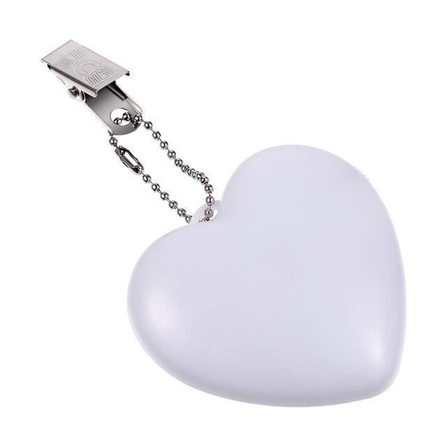 Lampe LED En Forme De Cœur Pour Sac à Main – Capteur Tactile, Rechargeable USB, Lumière Douce, Avec Boucle Métallique – Idéale Cadeau