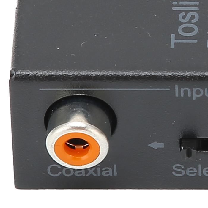 Convertisseur Optique/Coaxial Bidirectionnel - Audio Numérique SPDIF Toslink