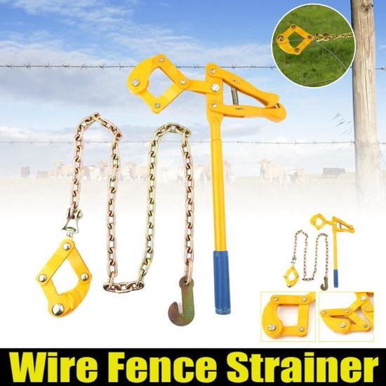 10x Tendeur De Fil Clôture De Jardin Acier Galvanisé 100mm