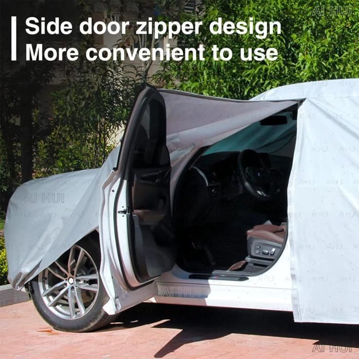 Housse De Protection Voiture Extérieur Universelle - Imperméable, Anti-UV - Pour SUV, 4x4, Van - PEVA
