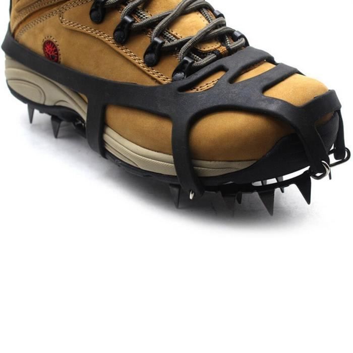 Crampons Antidérapants SilverChry Pour Rando Et Glace - Acier Inoxydable - Taille Universelle 35-48