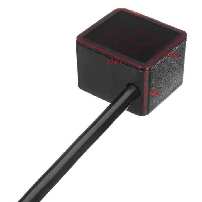 Indicateur De Vitesse Numérique Pour Moto - Affichage LED Rouge