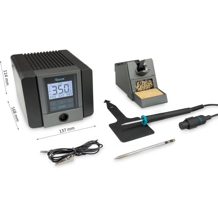 Station De Soudage KSGER T12 75W Avec Fer – Kit Complet, Occasion (état NickEL)