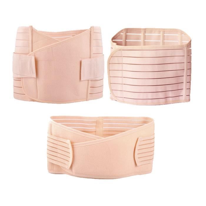 Ceinture Postpartum 3 En 1 OKPOW - Gaine Ventre, Soutien Taille Et Bassin - Pour Après Accouchement Ou C-Section Ceinture Maternité Allaitement Confort